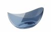BESCO Wanna wolnostojąca Axya Blue Wave 180x80 maskownica czarny matt #WAA-180-BWB